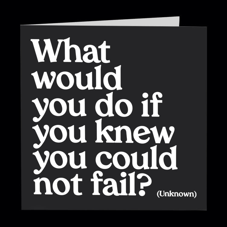 "what would you do" card