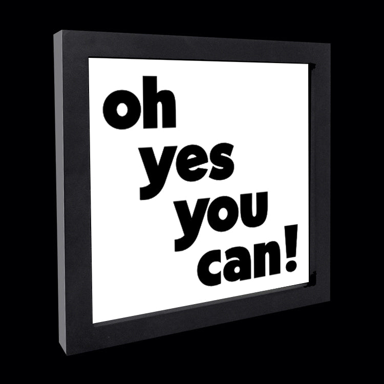 "oh yes you can!" card