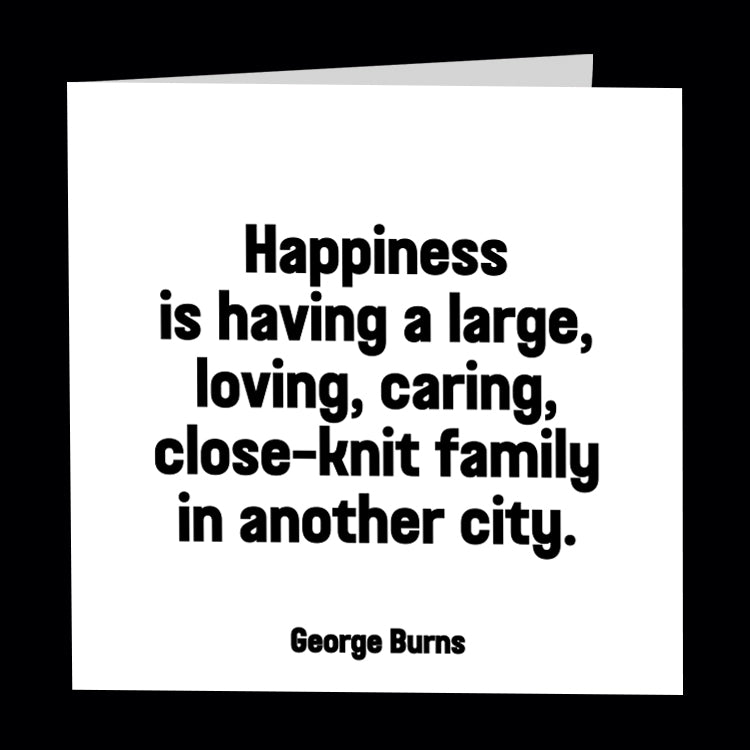 "happiness is" card