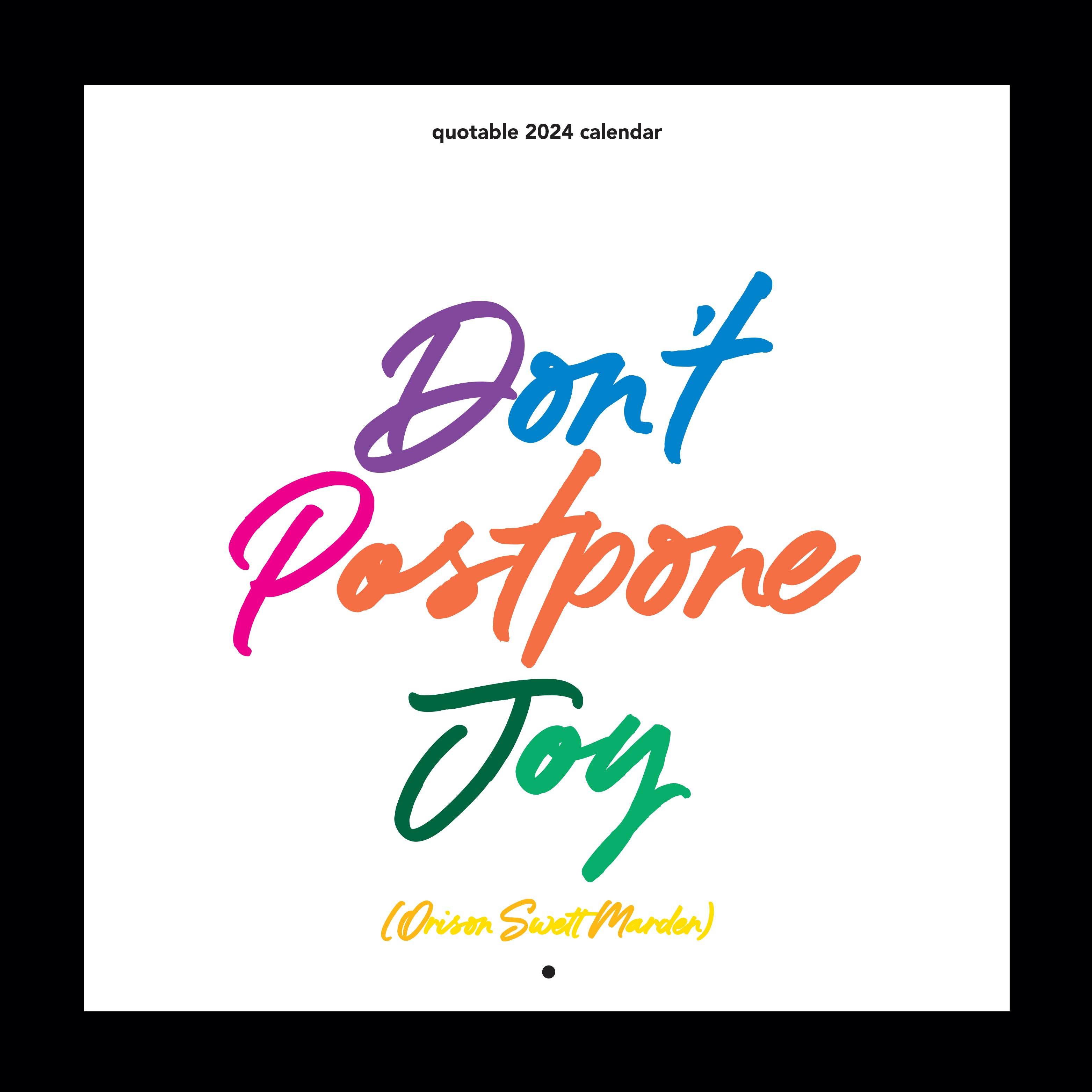 2024 quotable calendar