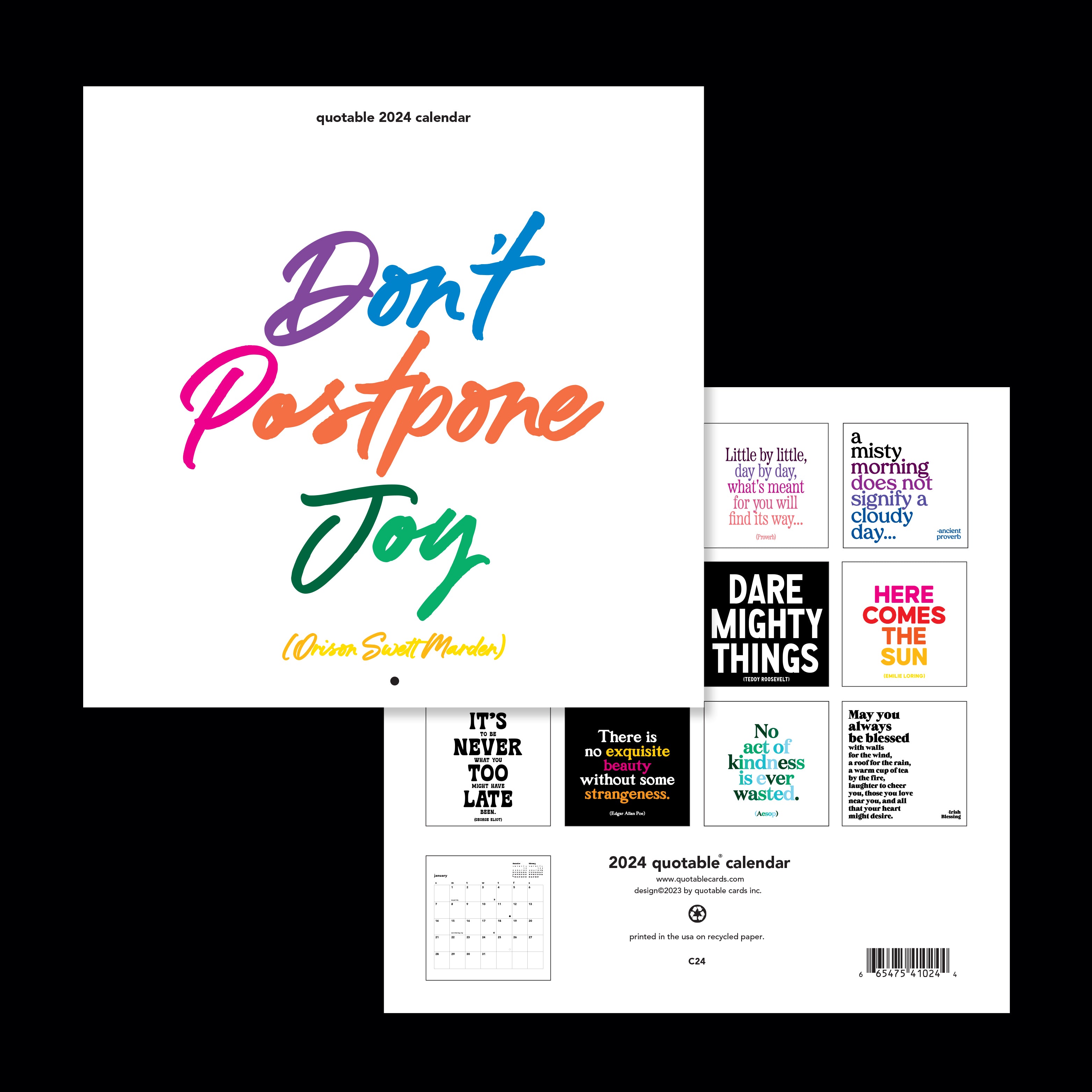 2024 quotable calendar