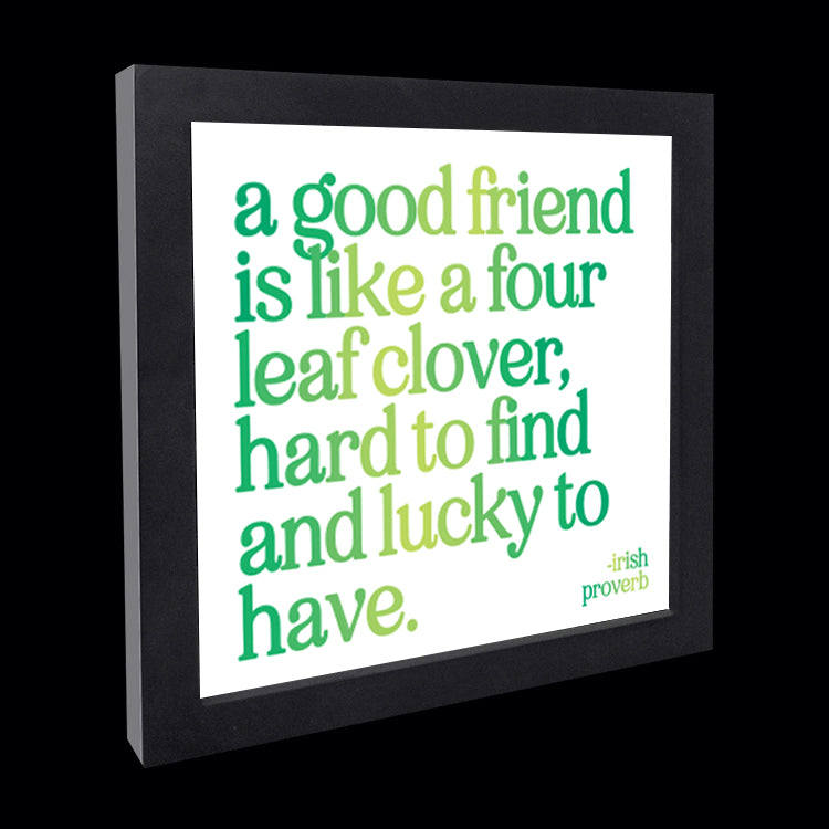 "four leaf clover" card