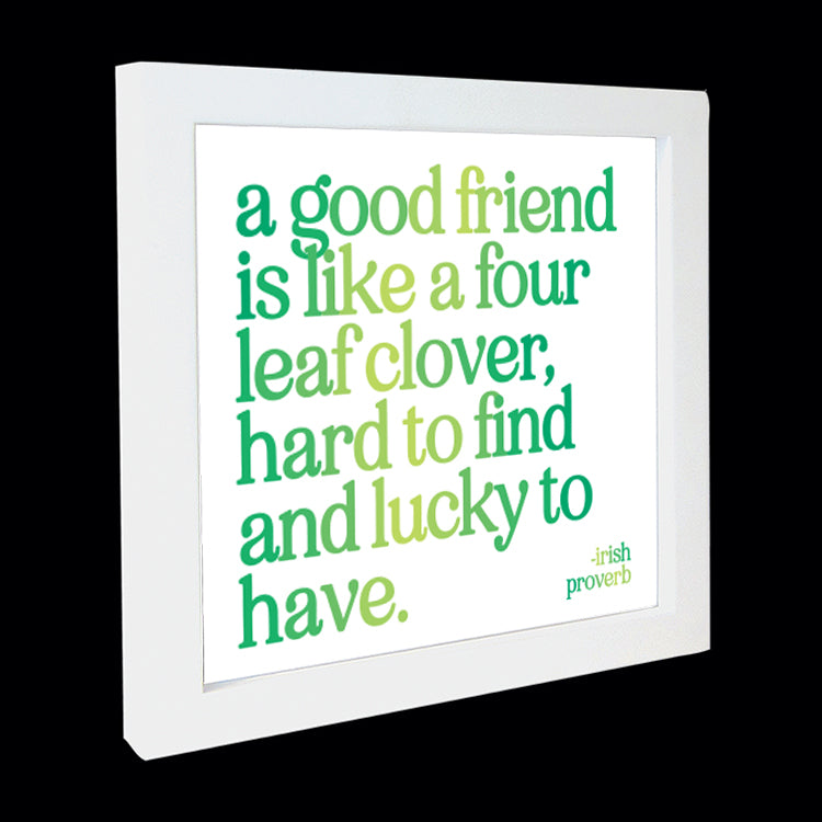 "four leaf clover" card