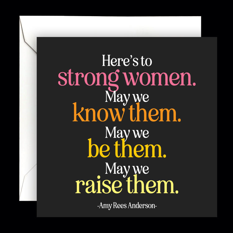 "strong women" card