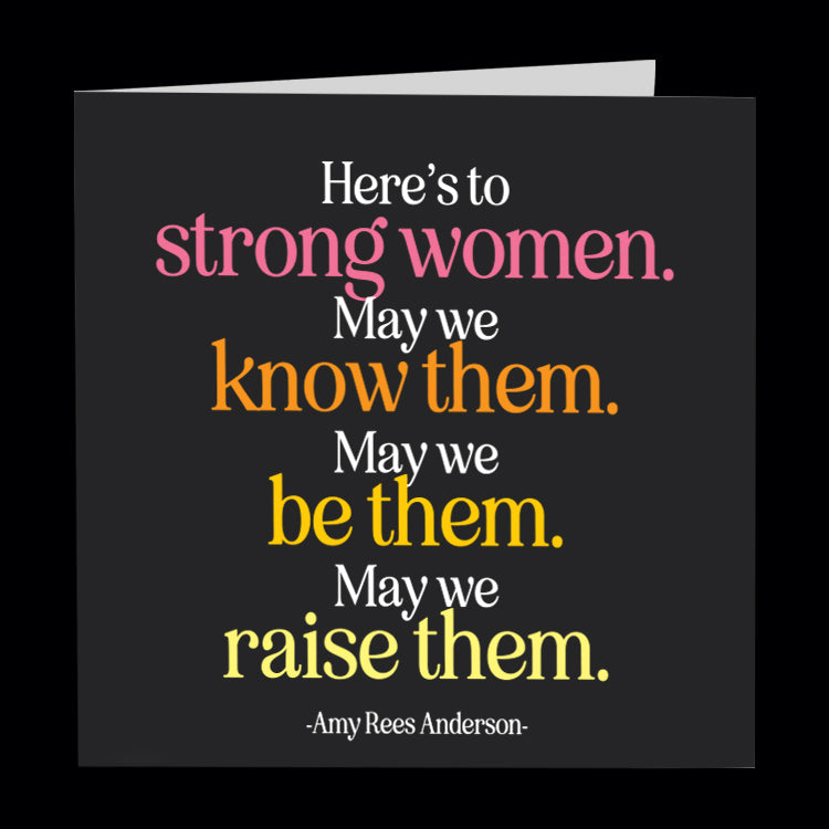 "strong women" card