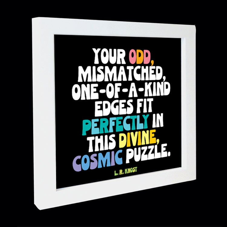 "divine cosmic puzzle" card