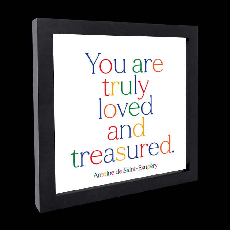 "you are truly loved" card