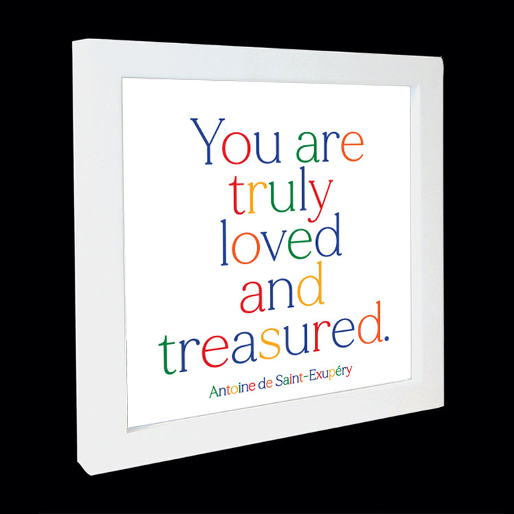 "you are truly loved" card