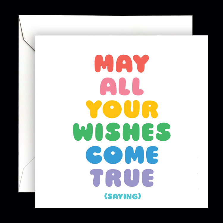 "wishes come true" card