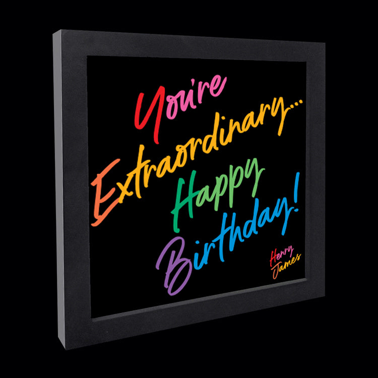 "you're extraordinary" card