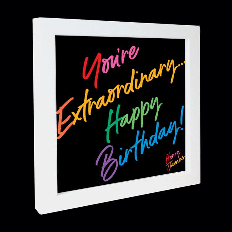 "you're extraordinary" card
