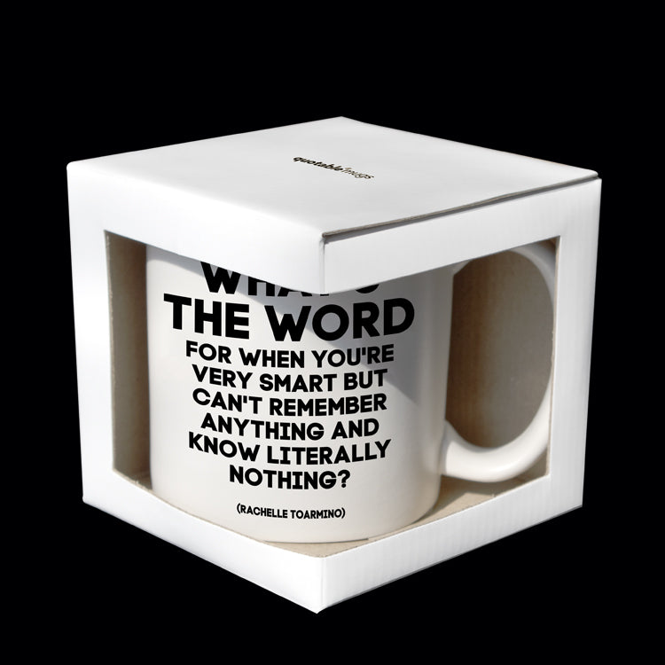 "what's the word" mug
