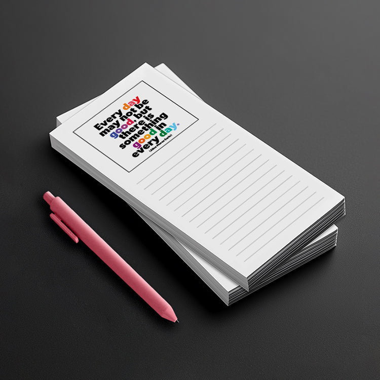 "good in every day" list pad