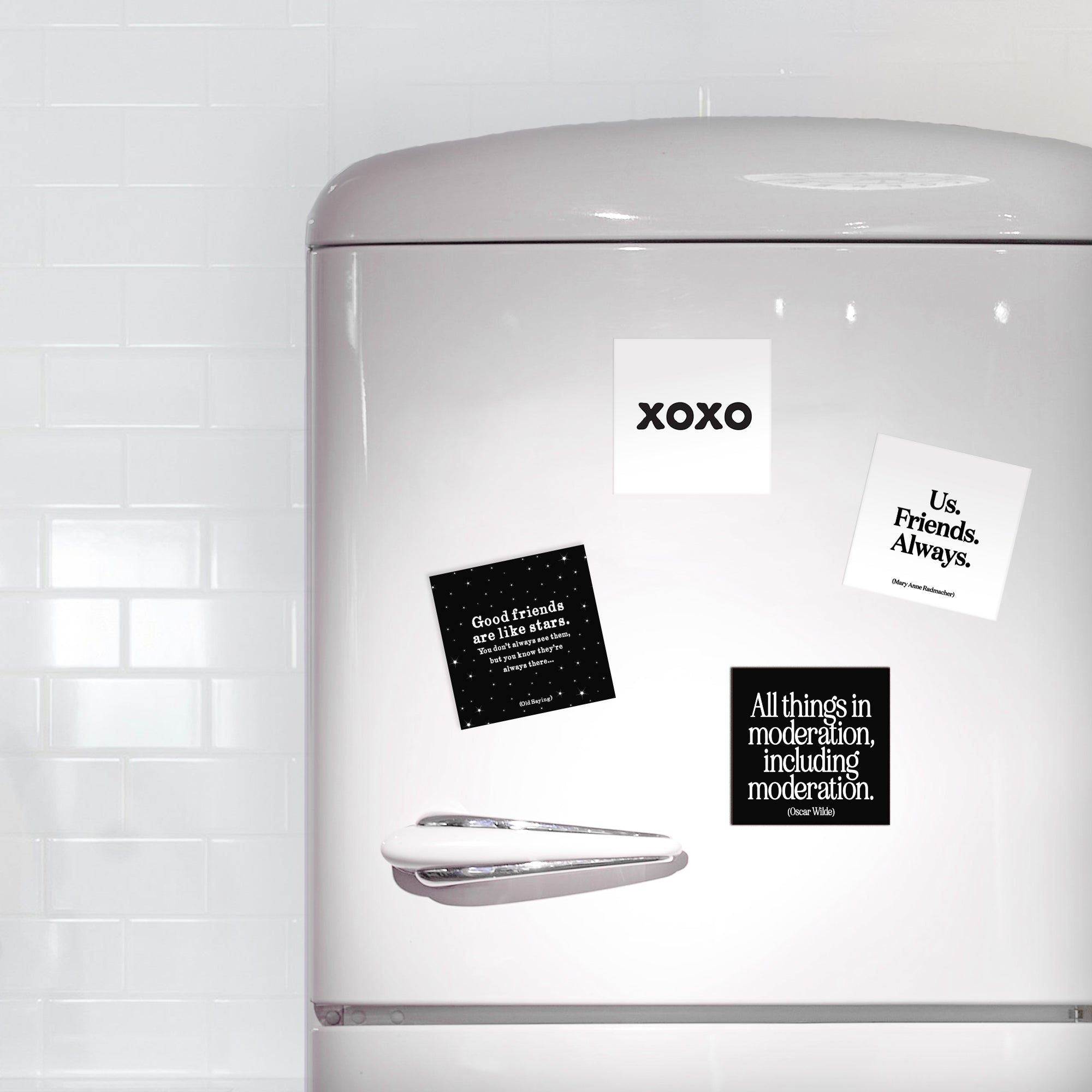 "xoxo" magnet