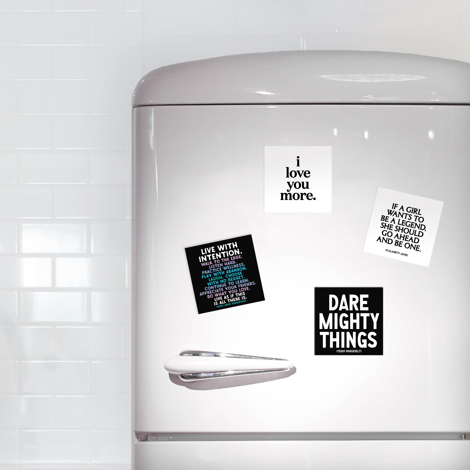 "dare mighty things" magnet