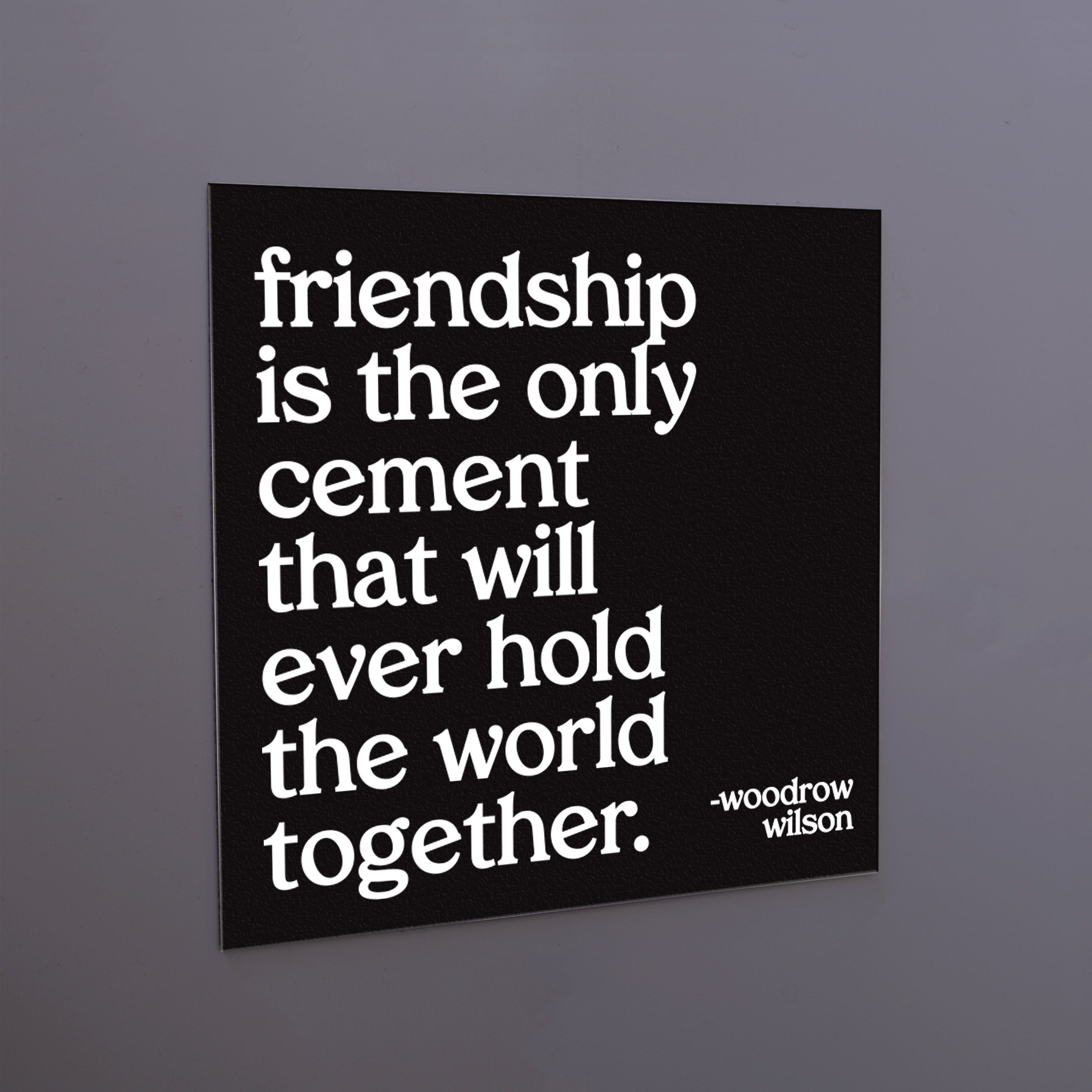 "friendship cement" magnet