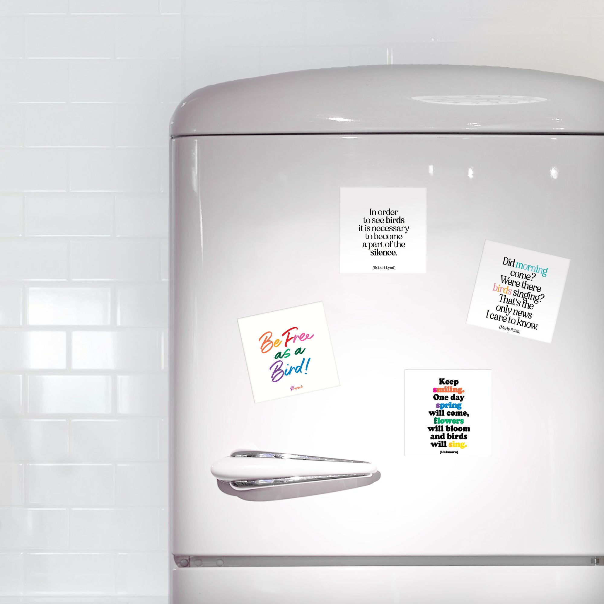 "in order to see birds" magnet