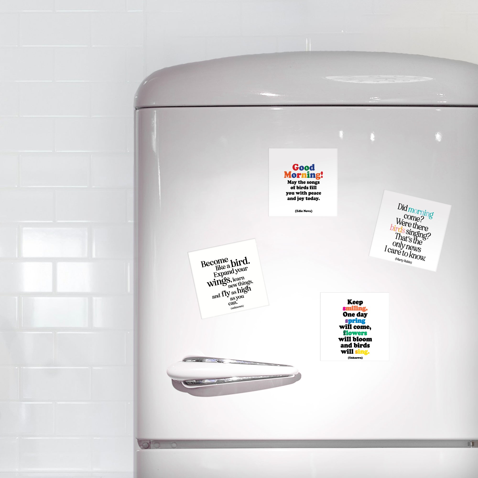 "keep smiling" magnet