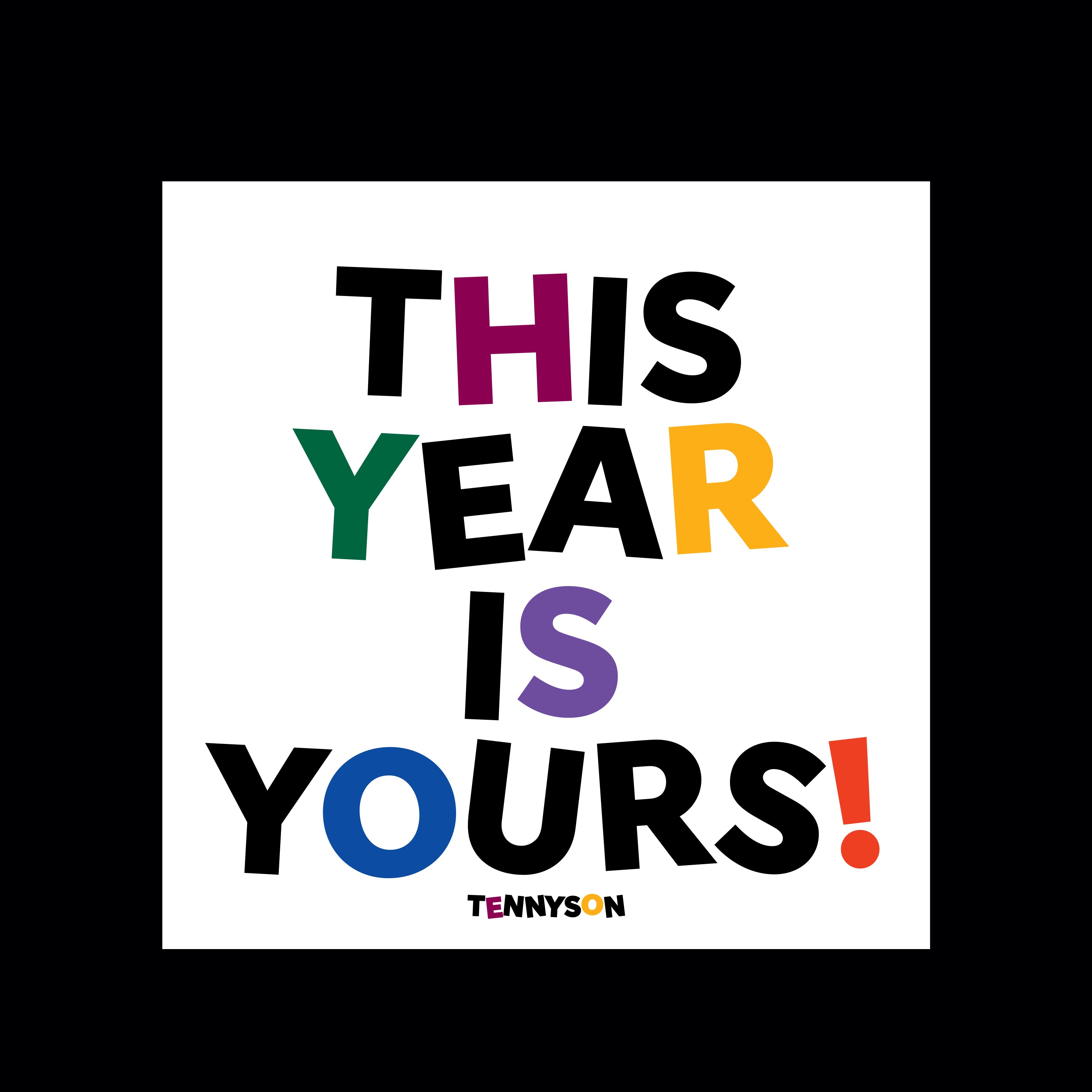 "this year is yours" magnet