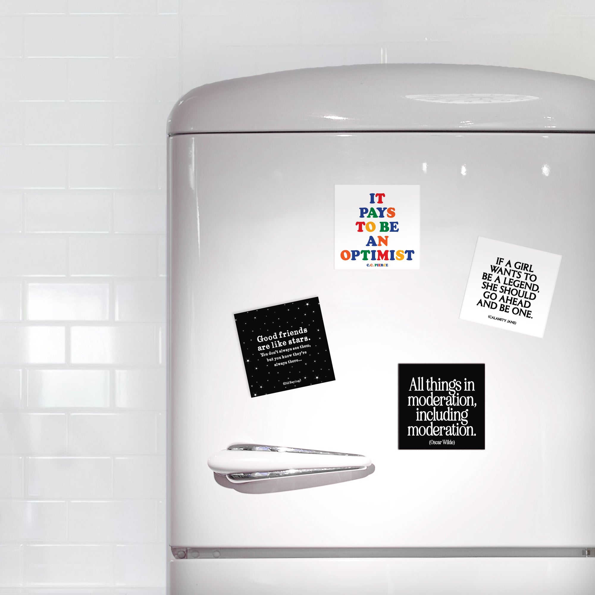 "it pays to be an optimist" magnet