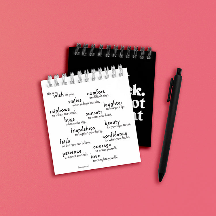 "my wish for you" spiral notepad