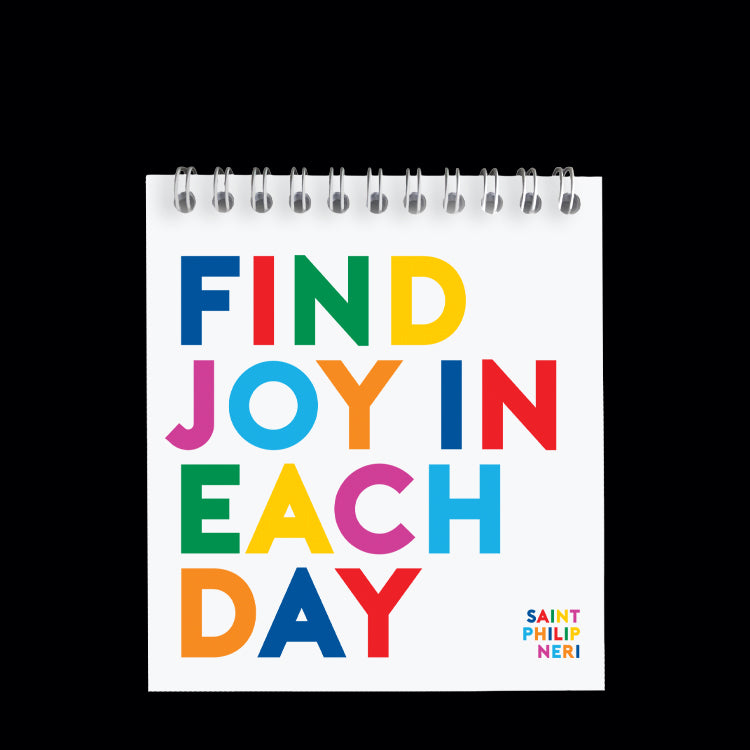 "find joy" spiral notepad