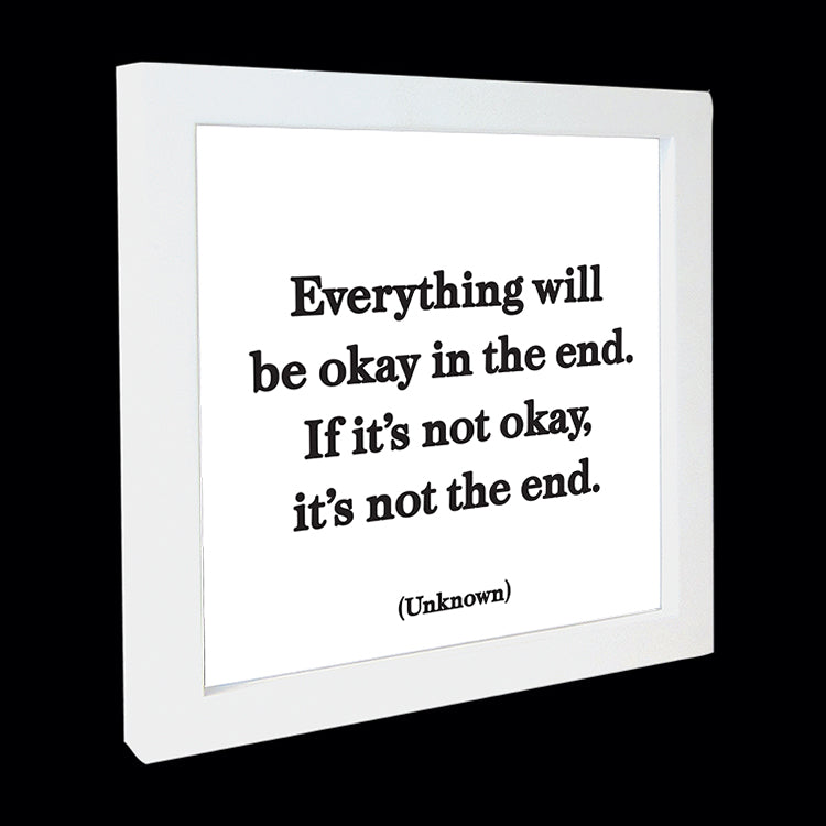 "everything will be okay" card