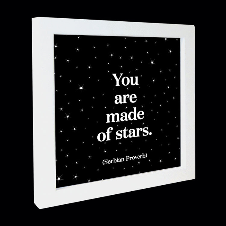 "you are made of stars" card
