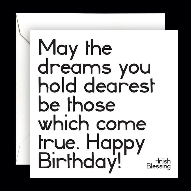 "may the dreams you hold" card