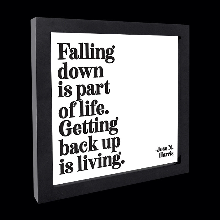"falling down" card