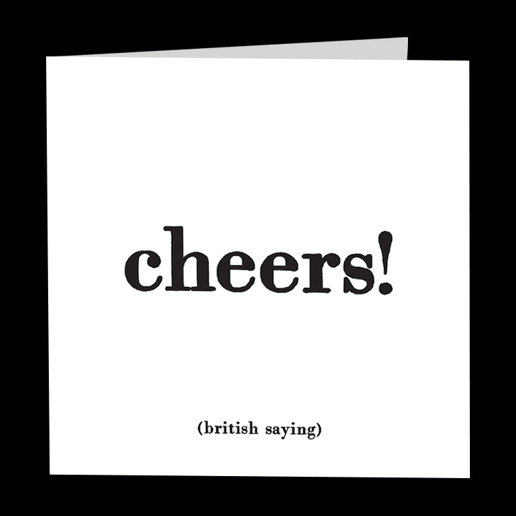 "cheers!" card