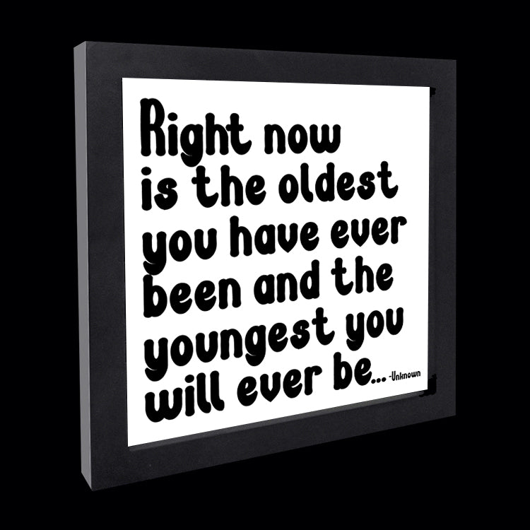 "oldest you have ever been" card