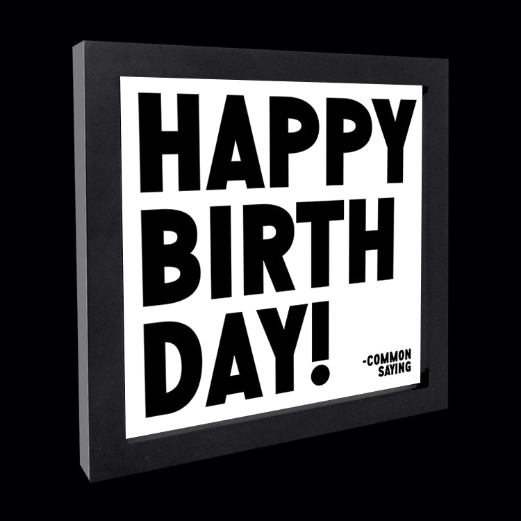 "happy birthday!" card