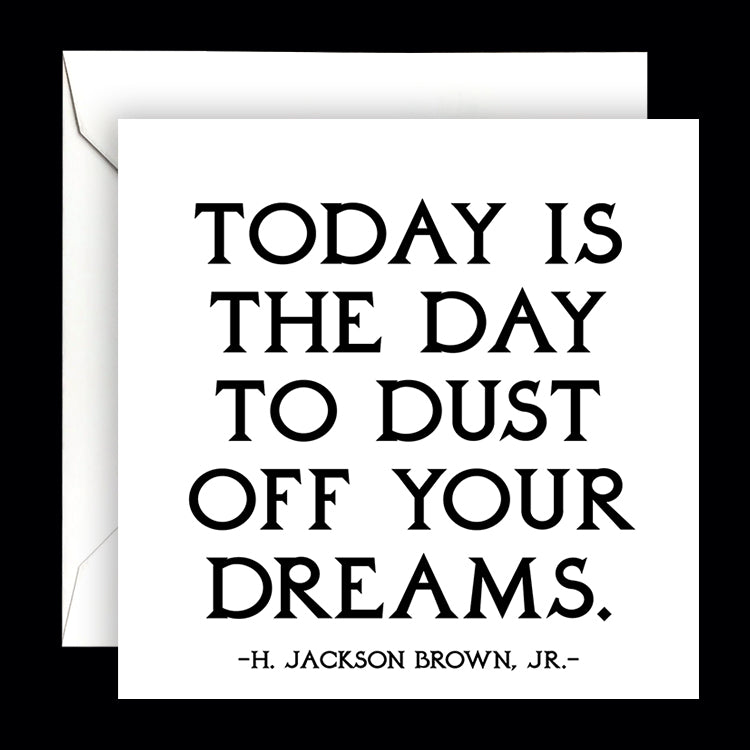 "today is the day" card
