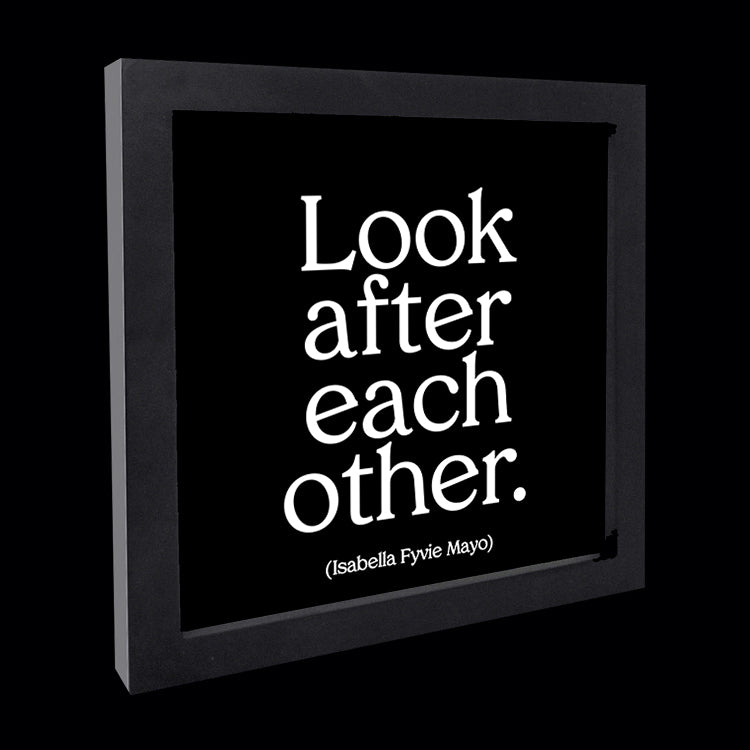 "look after each other" card