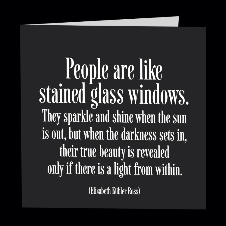 "stained glass windows" card