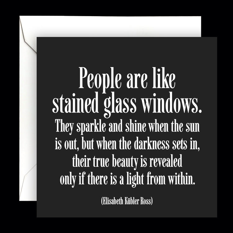 "stained glass windows" card