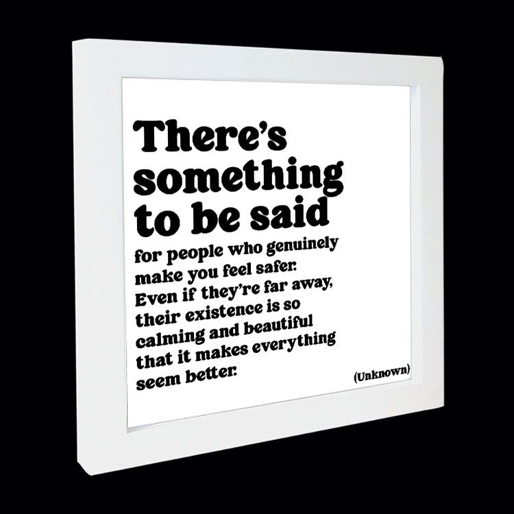 "something to be said" card