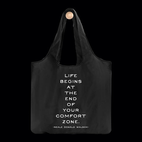 "comfort zone" reusable bag