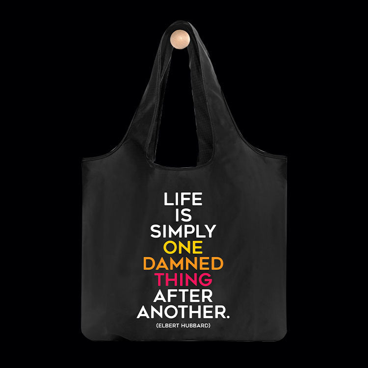 "life is simply" fold-up bag