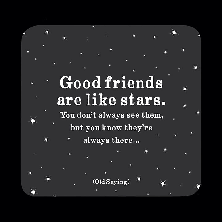 "good friends" coaster