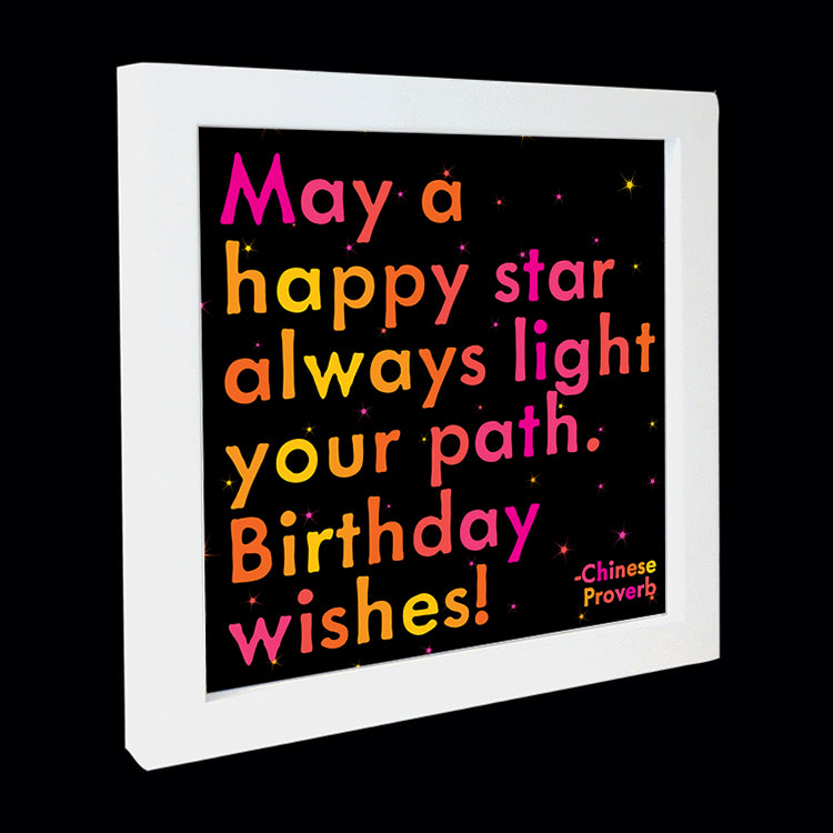 "may a happy star" card