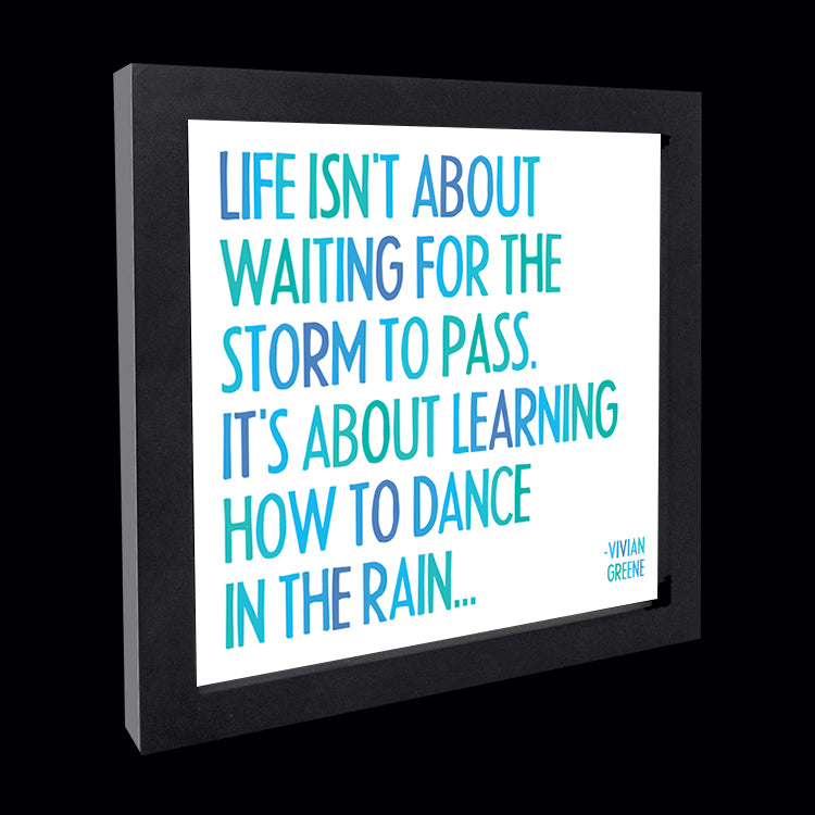 "dance in the rain" card