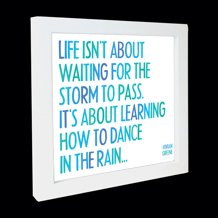 "dance in the rain" card