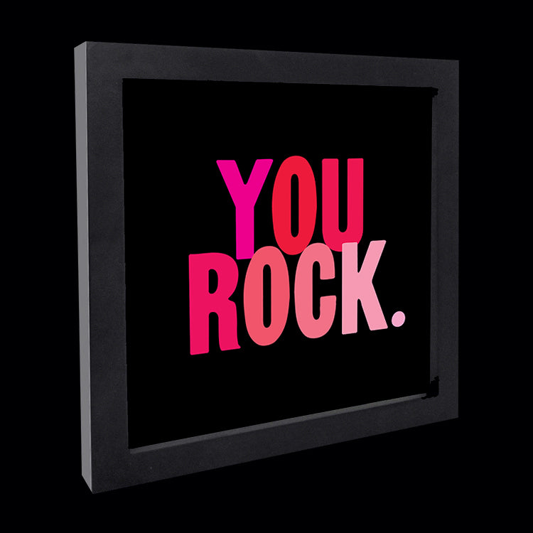 "you rock." card