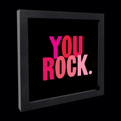 "you rock." card