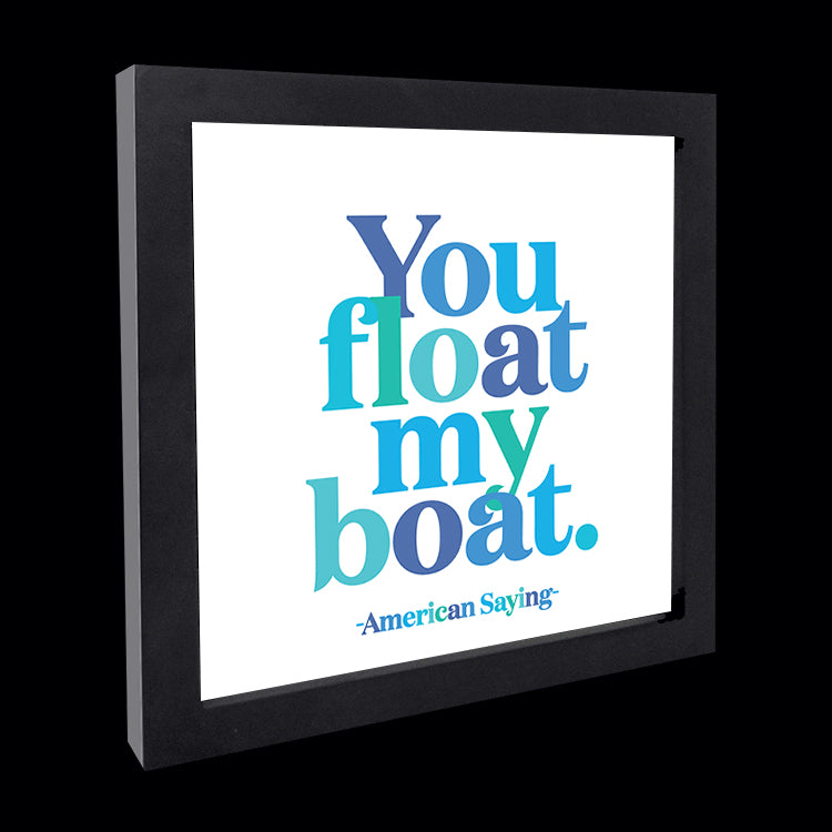 "you float my boat" card