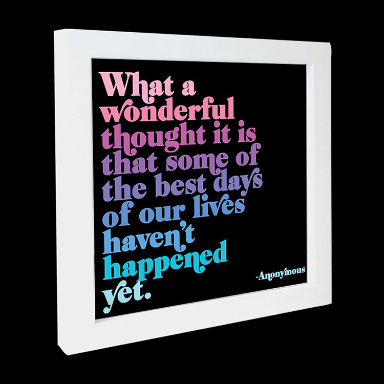 "what a wonderful thought" card