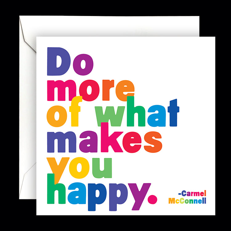 "do more" card
