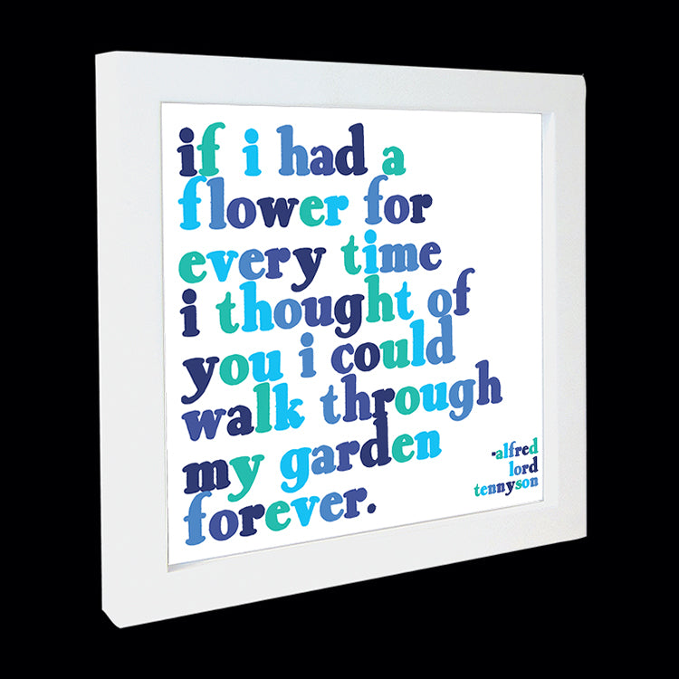 "if i had a flower" card